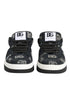 Dolce & Gabbana Blue Cotton Denim Logo Low Top Sneakers Shoes